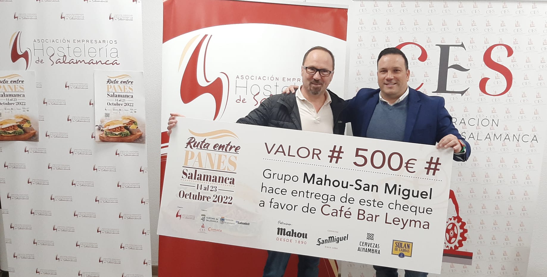 Premiados en la Iª edición de la Ruta de tapas entre panes Okey